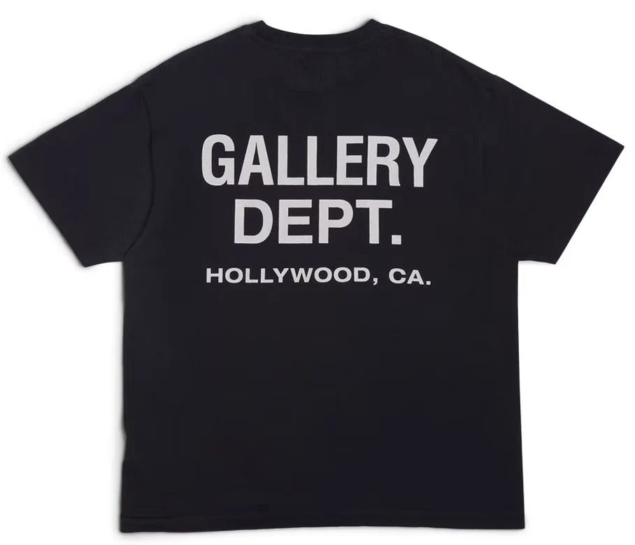 GALLERY D-EPT T-Shirt Car Letter Short Sleeve Men And Women High Street Half Sleeve Car Print Round Neck Loose Men's Tops Round Neck Casual Short Sleeve GALLERY