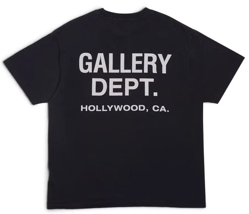 GALLERY D-EPT T-Shirt Car Letter Short Sleeve Men And Women High Street Half Sleeve Car Print Round Neck Loose Men's Tops Round Neck Casual Short Sleeve GALLERY